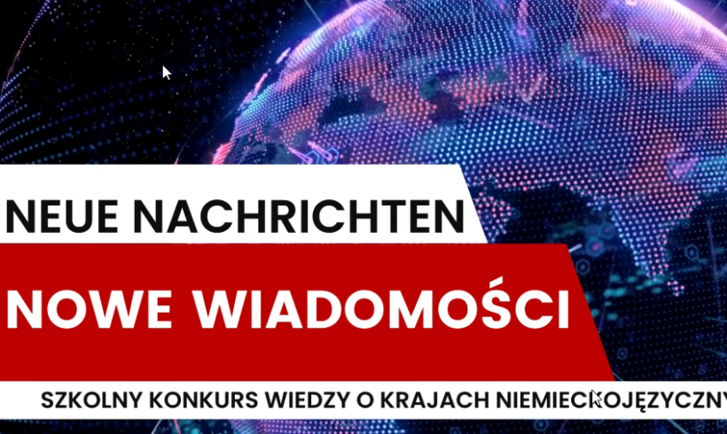 Szkolny konkurs wiedzy o krajach niemieckojęzycznych