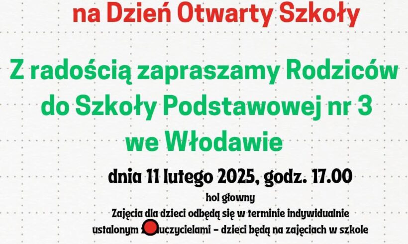 Dzień Otwarty Szkoły