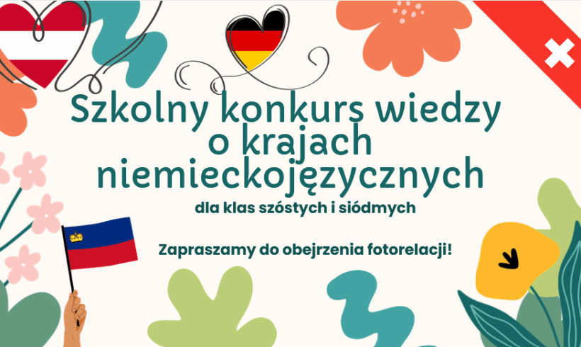 Szkolny konkurs wiedzy o krajach niemieckojęzycznych