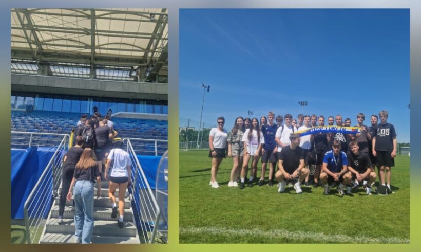 Klasa 8b na Projekcie “Kupon Zawodów” – Wizyta w Świecie Piłki Nożnej! (16.06.2025)