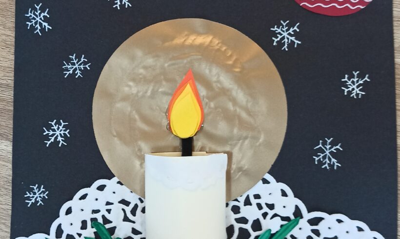 I miejsce w konkursie “Świąteczne kartkowanie”