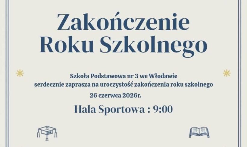 Zakończenie roku szkolnego Zakończenie roku szkolnego