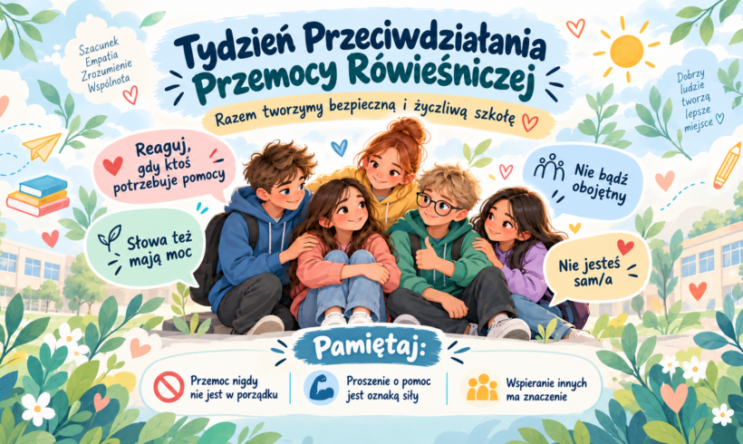 Tydzień Przeciwdziałania Przemocy Rówieśniczej Tydzień Przeciwdziałania Przemocy Rówieśniczej